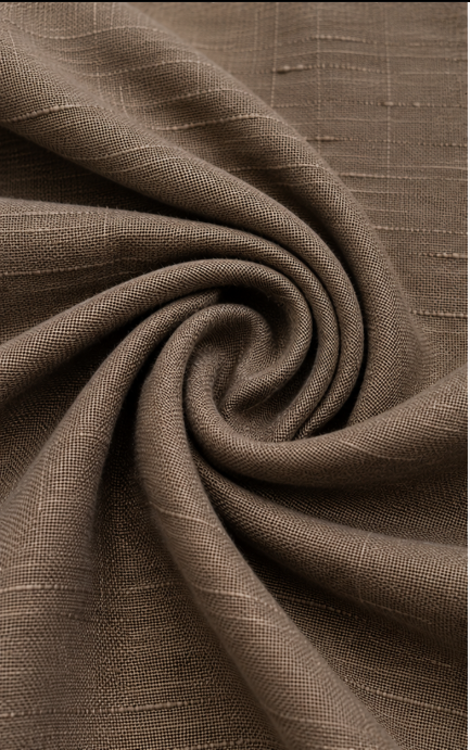 Warm Brown Khadi Fabric